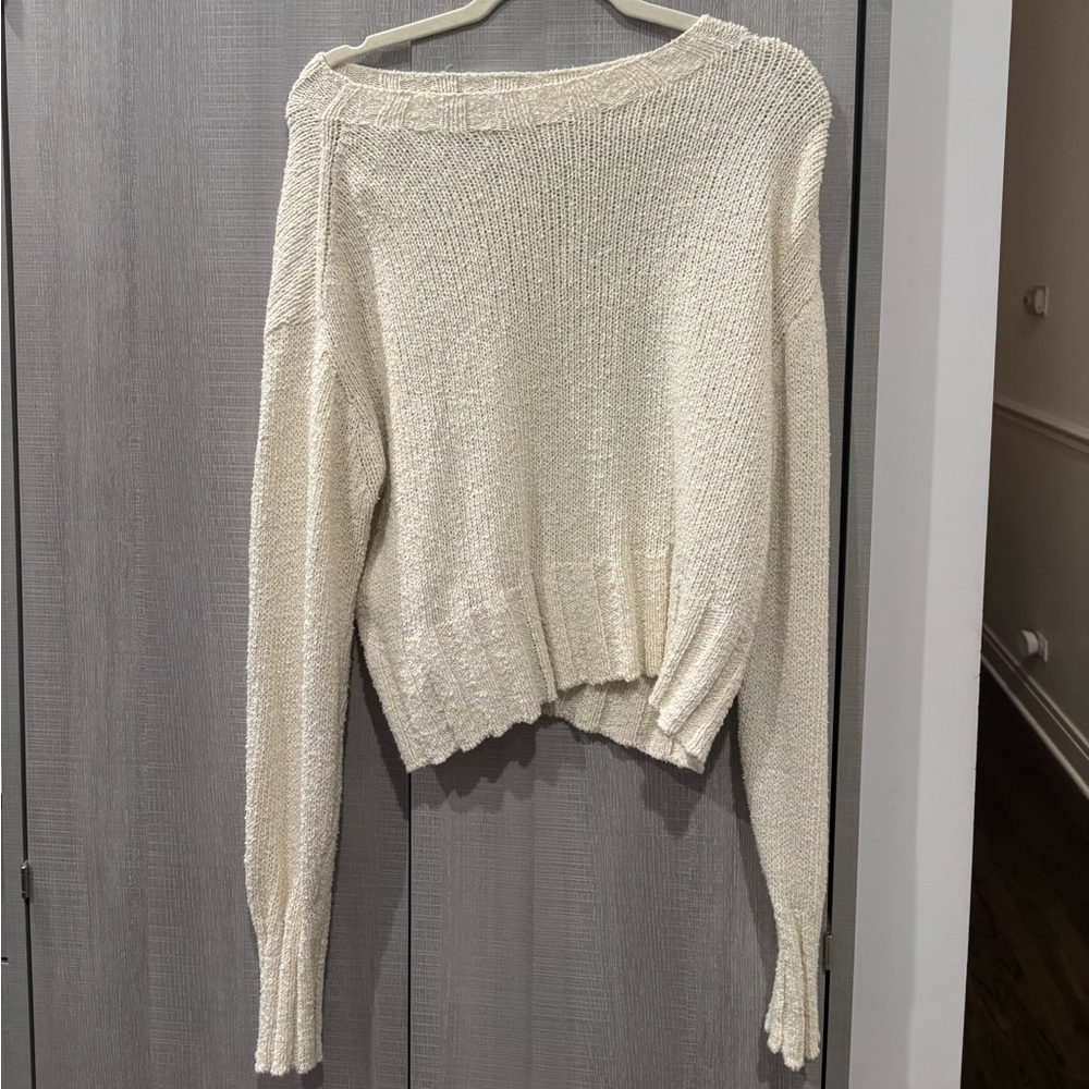 JCrew Cream Sweater